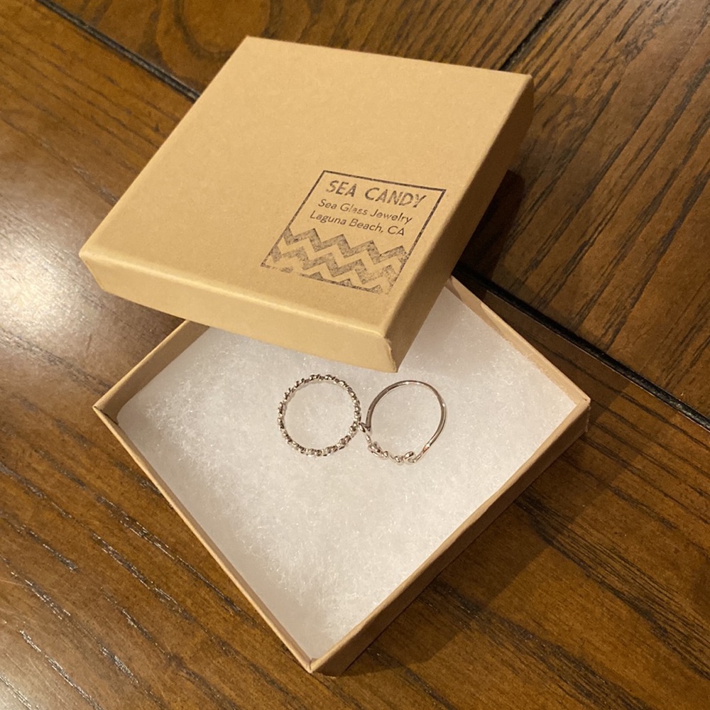 Sterling silver stack rings - Picture 7 of 7